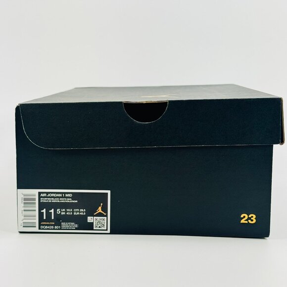 Air Jordan 1 Mid 'Black Toe Starfish' DQ8426-801 size 11.5 - Picture 8 of 8